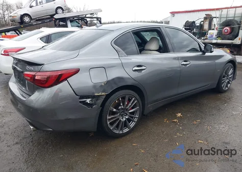 2024 Infiniti Q50 Red Sport 400 Awd из США, поврежденный, VIN JN1FV7DR2RM680666